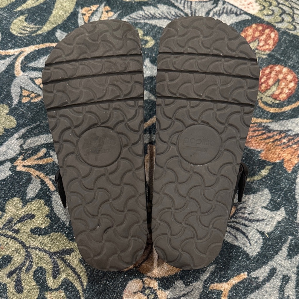 Birkenstock Papillio Birkenstock Gizeh Platform Sandal Vegan Size 37 (6) Black - Picture 6 of 6